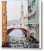 Venice Canal #2 Metal Print