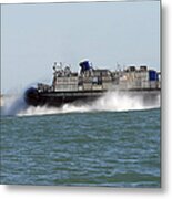 A Landing Craft Air Cushion Prepares #6 Metal Print