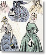 Womens Fashion, 1842 #9 Metal Print