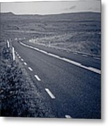 A Curve Ahead Metal Print