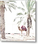 A Hot Day In The Negev Desert Metal Print