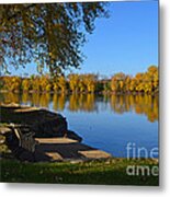 A Place To Reflect Metal Print