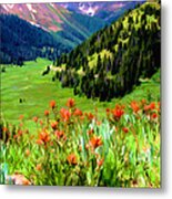 Above The Valley Metal Print