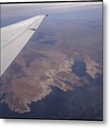 Aerial View From My Seat On The Way Metal Print