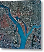 Aerial View Of Washington D.c Metal Print