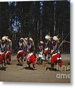 African Intore Dancers Metal Print