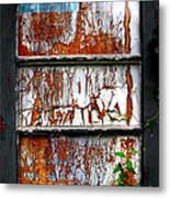 Aged Door Metal Print