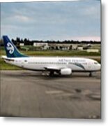 @airnz Air New Zealand #boeing 737-300 Metal Print