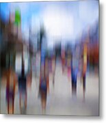 Alive In The City 12 - The Tourists Metal Print