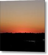 An Autumn Sunset Metal Print