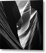 Antelope Canyon Sandstone Abstract Metal Print