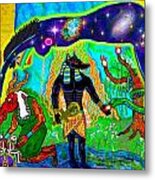Anubis And The Guardians Of The Source Metal Print