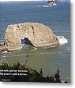 Arch Rock Metal Print