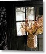 Autumn Door Metal Print