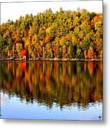 Autumn In Cottage Country Metal Print