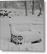 Baby Its Cold Outside Metal Print