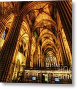 Barcelona Cathedral Metal Print