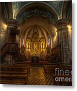 Baroque Church In Savoire France Metal Print