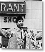 Bayard Rustin 1912-1987, Speaking Metal Print