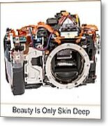 Beauty Is Only Skin Deep Metal Print