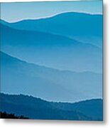 Blue Ridges Panoramic Metal Print