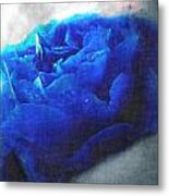 Blue Rose Metal Print