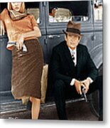 Bonnie And Clyde, From Left Faye Metal Print