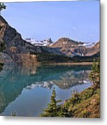 Bow Lake In Banff N.p. Metal Print