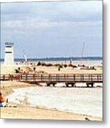 Breezy Point Bayside Frosted Glass Metal Print