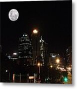 Brisbane Moon Metal Print