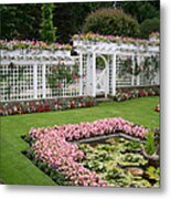 Butchart Garden Metal Print