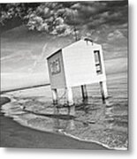 Cabin On The Shore Metal Print