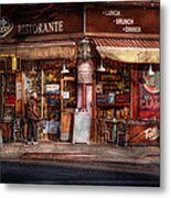 Cafe - Ny - Chelsea - Tello Ristorante Metal Print