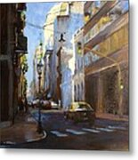 Calle Defensa Metal Print