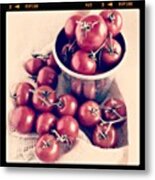 Campari Tomato Still-life #tomatoes Metal Print