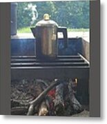 Campfire Coffee Metal Print