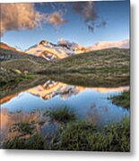 Cascade Saddle Campsite At Sunrise Metal Print