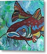 Catfish Metal Print