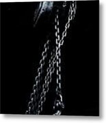 Chain And Hook Metal Print