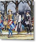 Charles I's Last Walk Metal Print