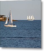 Charleston Harbor Scenic Metal Print