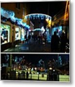 Christmas Lights In The City,  The Ice Metal Print