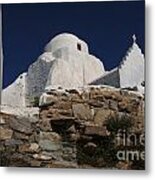 Church On Mykonos 2 Metal Print