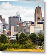 Cincinnati Skyline Downtown City Buildings Metal Print