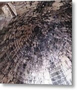 Citadel And Treasury Of Atreus Tomb Of Agamemnon Royal Tombs Dome Brick Ceiling In Mycenae Greece Metal Print