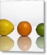 Citrus Fruits Metal Print