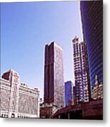City View From The River Metal Print
