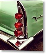 Classic Car Tail Lamp Metal Print