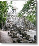 Coba Temple Metal Print