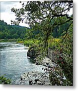 Colliding Rivers Metal Print